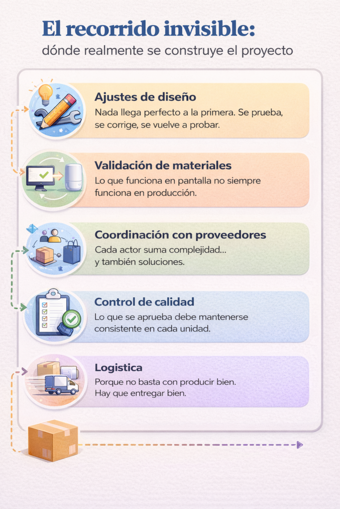 El recorrido invisible: donde realmente se construye el proyecto
